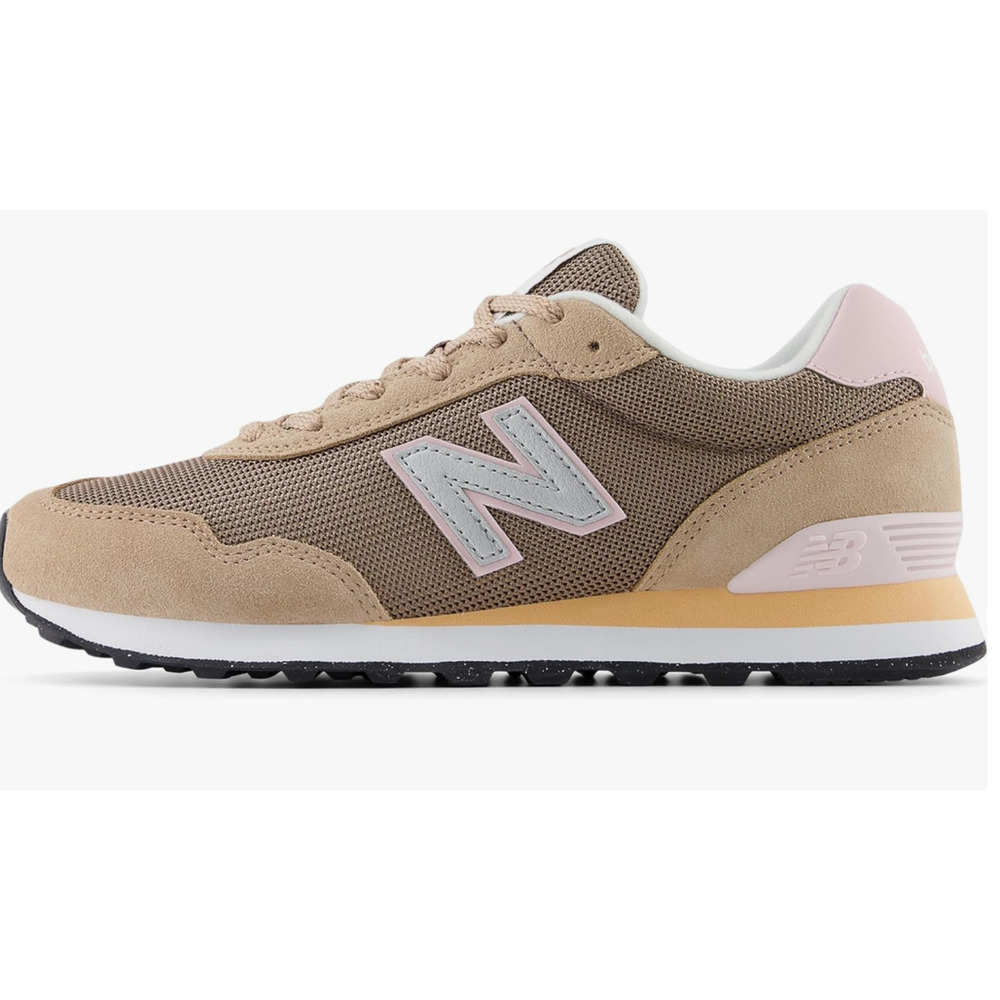 New Balance Women's Beige and Pink 500 Series Casual Sneaker